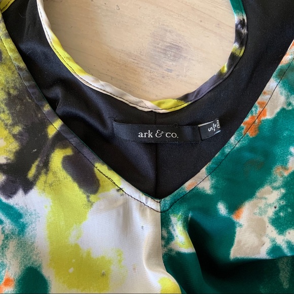 Ark & Co Abstract Print Hi-lo Dress - Picture 7 of 7